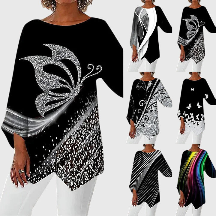 Alayah™ | Elegante top met ronde hals