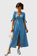 Jacqueline™ | Elegante Denim Jurk