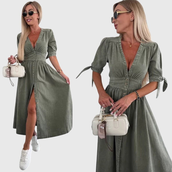 Sophia™ | Elegante Denim Jurk