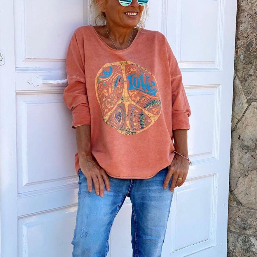 Happy Days Oranje Sweatshirt
