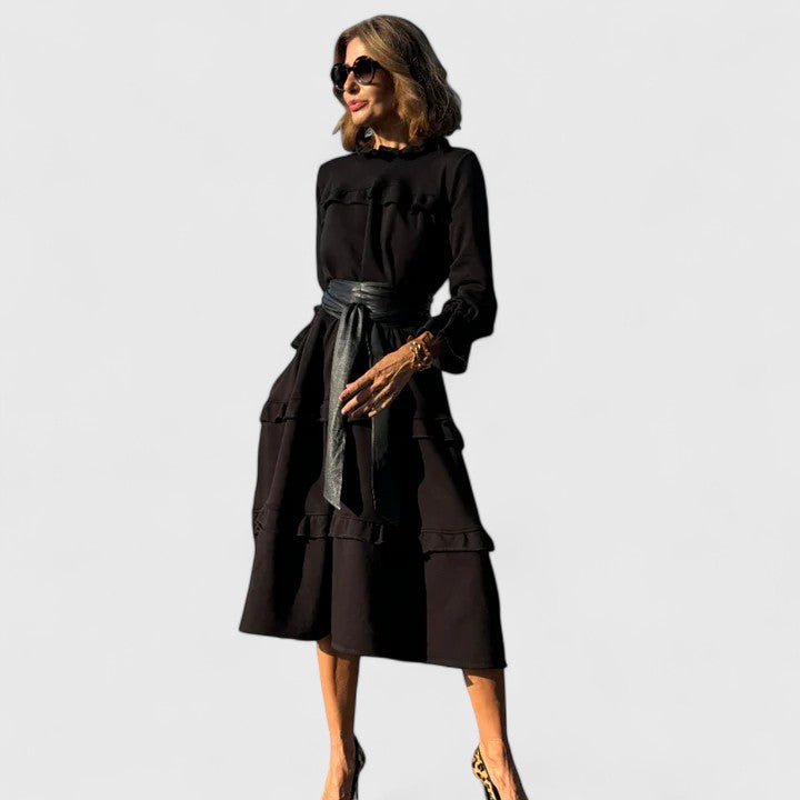 Briannelyse | Geraffineerde Midi Jurk
