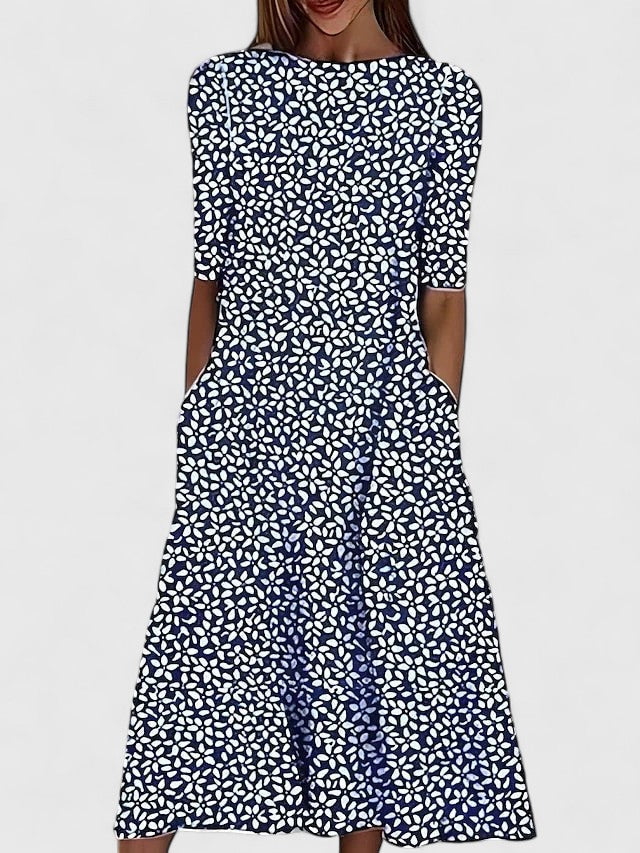 Cianne | Elegante midi-jurk